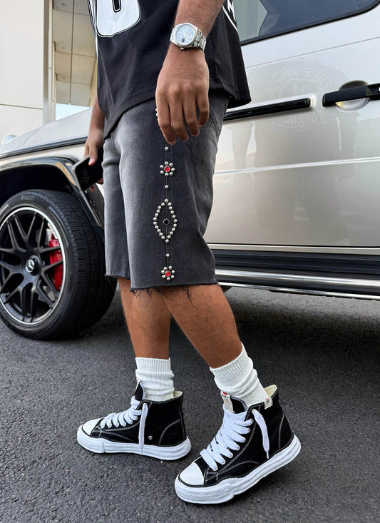 Short Vintage strass