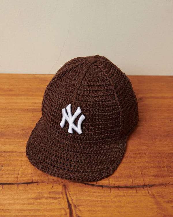 Yankees Crochet - Brown